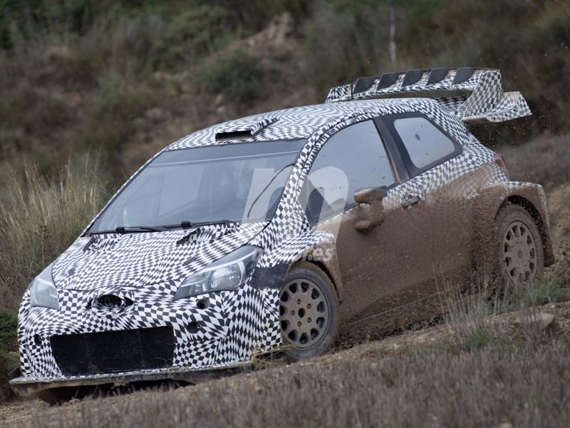 Accidentado test de Toyota y M-Sport en Barcelona