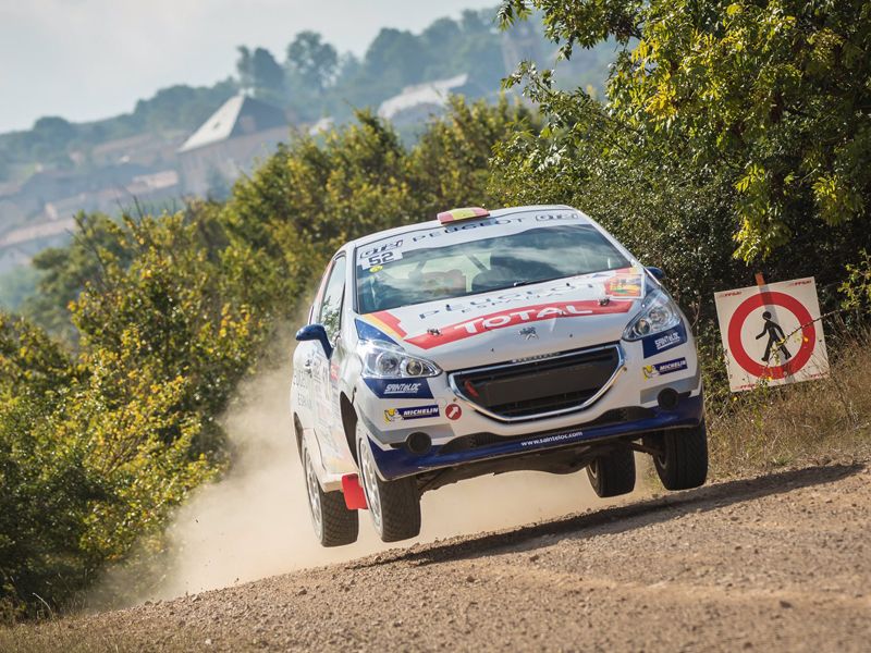 Pepe López y Borja Rozada ganan la 208 Rally Cup