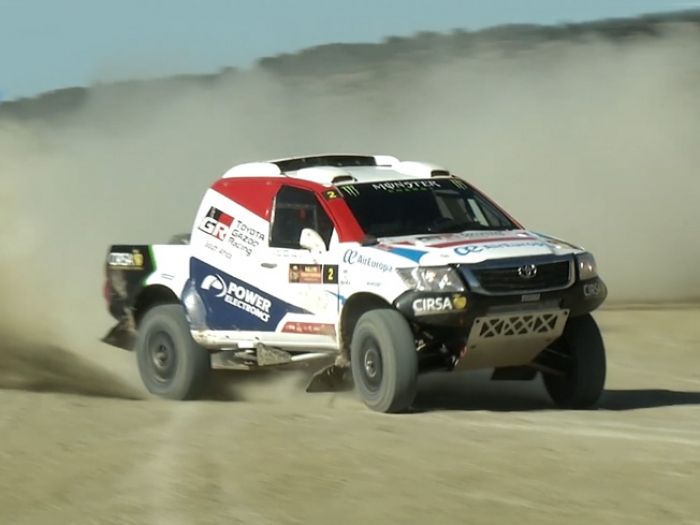 De copiloto con Nani Roma tras ganar el RallyTT de Cuenca