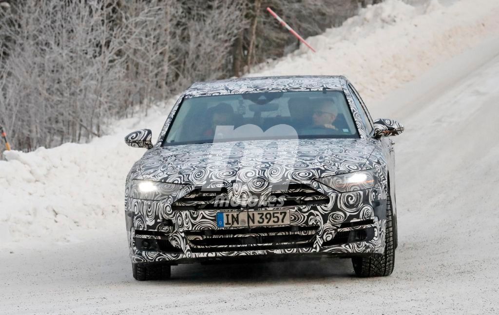 Cazado el Audi A8 2017 en sus pruebas de invierno