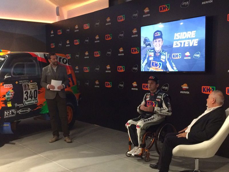 Dakar 2017: Isidre Esteve presenta su proyecto