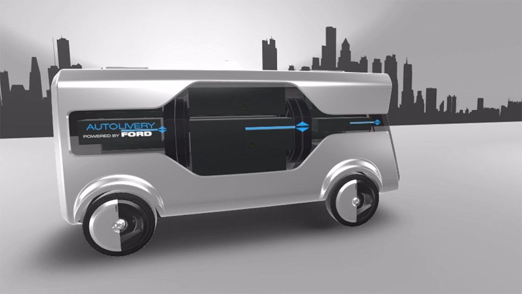 Ford Autolivery Concept: imaginando las furgonetas eléctricas y autónomas del futuro