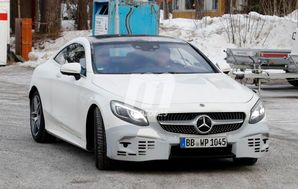 Mercedes Clase S Coupe 2017: nuevas fotos espía del coupé de lujo