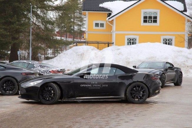 Aston Martin DB11 Volante 2018 - foto espía