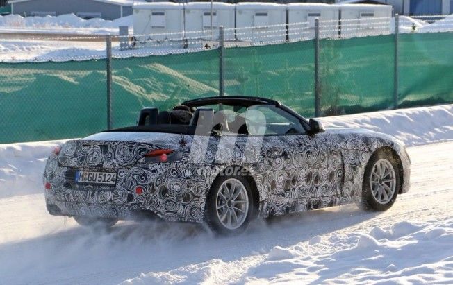 BMW Z5 Roadster 2018 - foto espía posterior