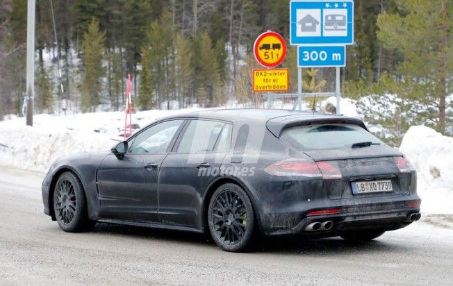 Porsche Panamera Shooting Brake 2017 - foto espía posterior