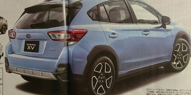 Subaru XV 2018 - imagen filtrada