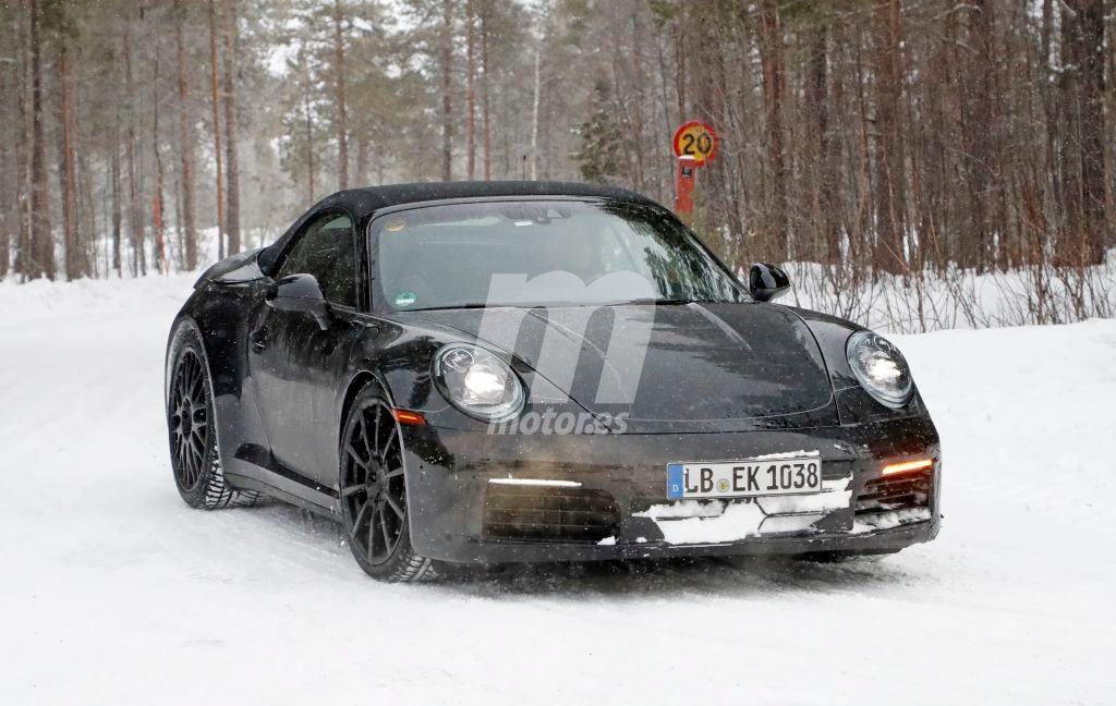 Porsche 911 Cabriolet: Los primeros prototipos de la nueva generación 992