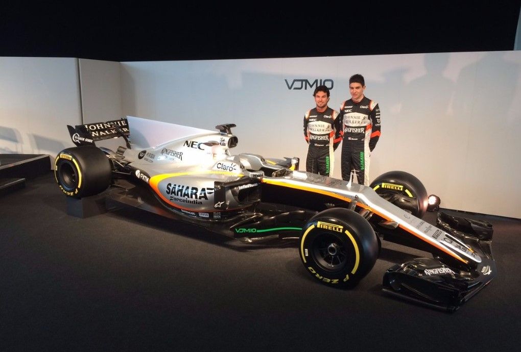 Force India desvela un VJM10 más plateado