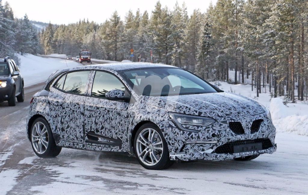 Cazamos un prototipo del Renault Mégane RS 2018 durante unas pruebas en Suecia