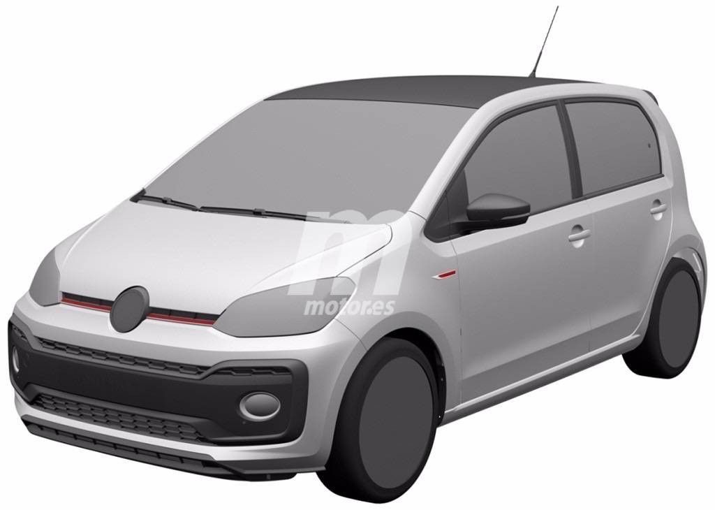 Aparecen las patentes del Volkswagen Up! GTI 2018, la opción más deportiva