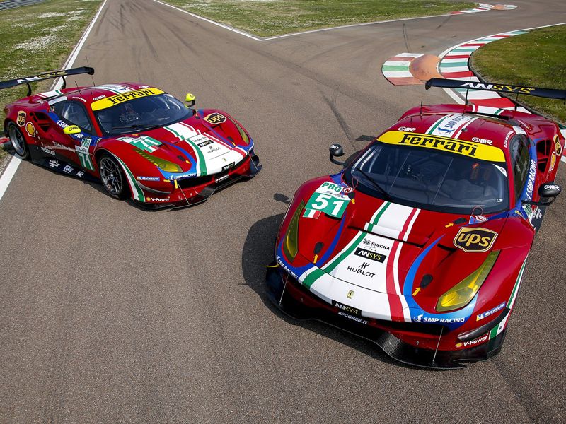 Ferrari presenta la librea de sus Ferrari 488 GTE del WEC