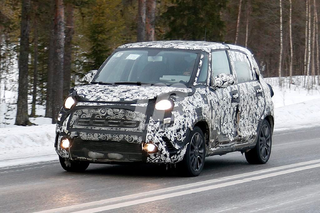 Fiat 500L Trekking 2018: fotos espía de la versión más aventurera de la gama