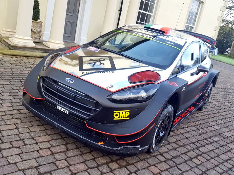 Lorenzo Bertelli presenta su nuevo Ford Fiesta RS WRC '17