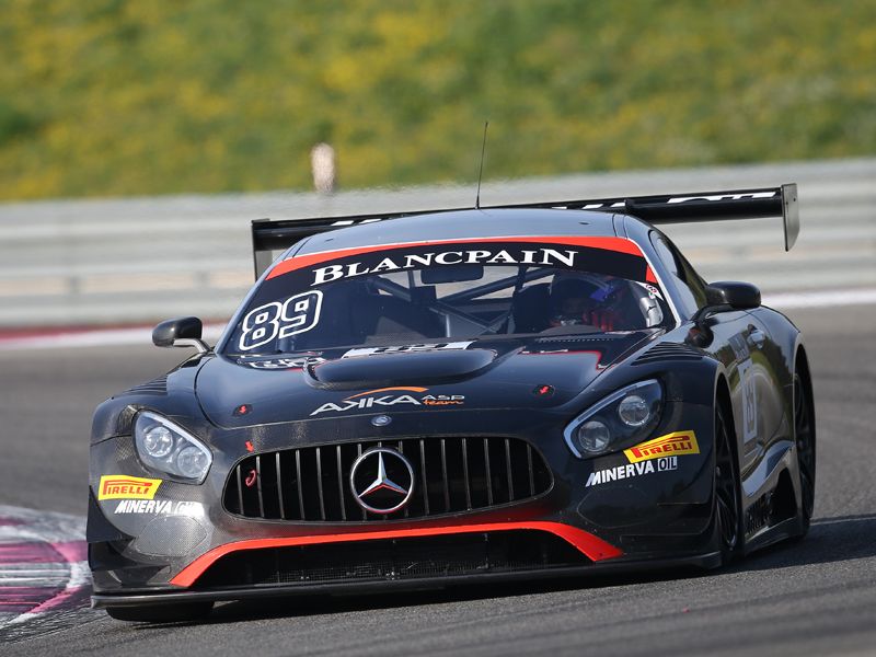 El Mercedes-AMG GT3 #89 lidera el test de Paul Ricard