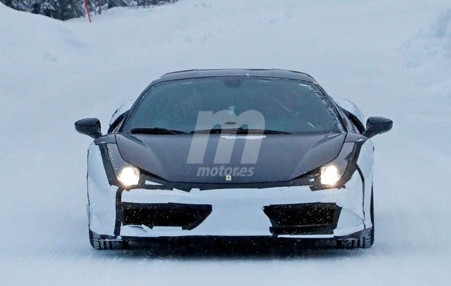 Ferrari Dino 2018 - foto espía frontal