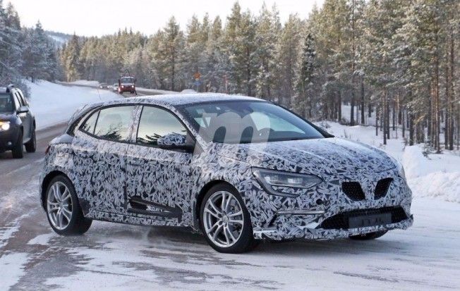 Renault Mégane RS 2018 - foto espía