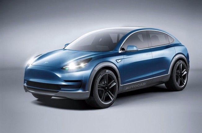 Tesla Model Y - recreación