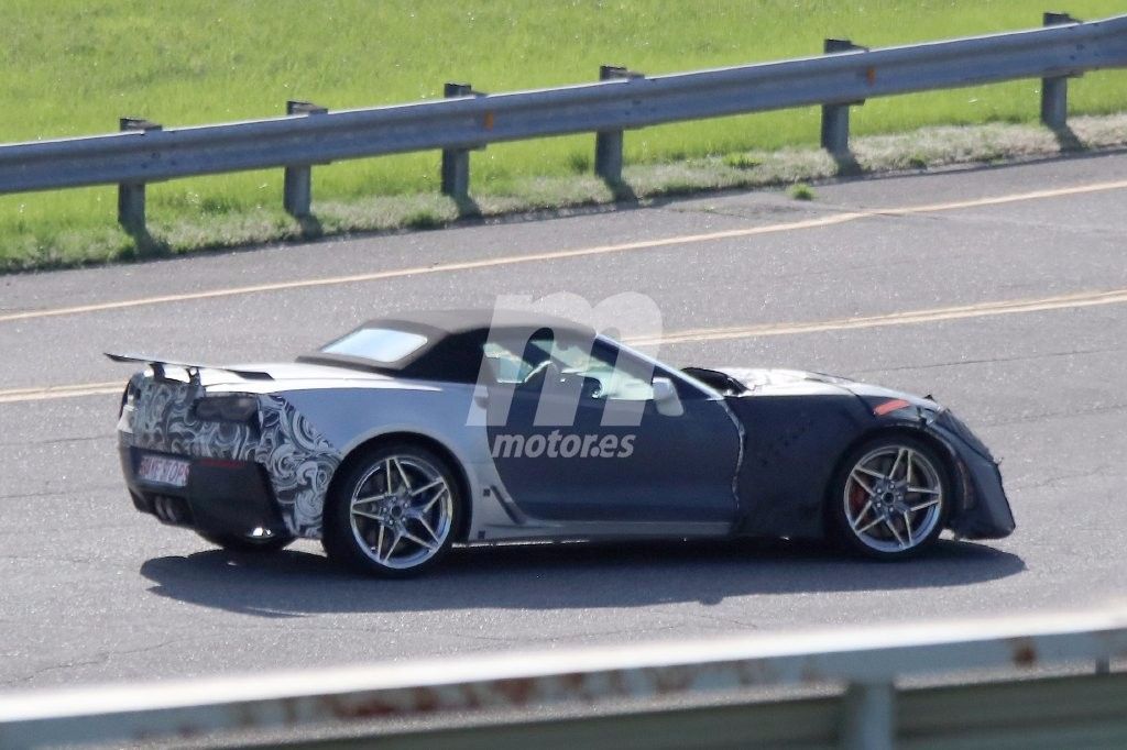 Chevrolet Corvette ZR1 Convertible: nuevas fotos de la versión descapotable 