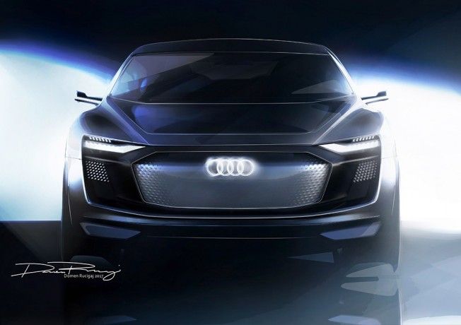 Audi e-tron Sportback Concept - boceto