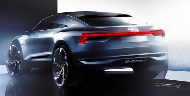 Audi e-tron Sportback Concept - boceto