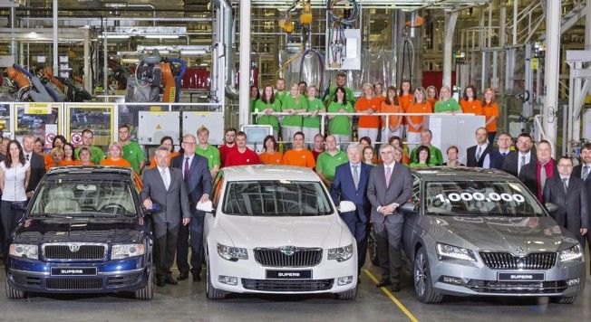 Skoda Superb - un millón de unidades fabricadas