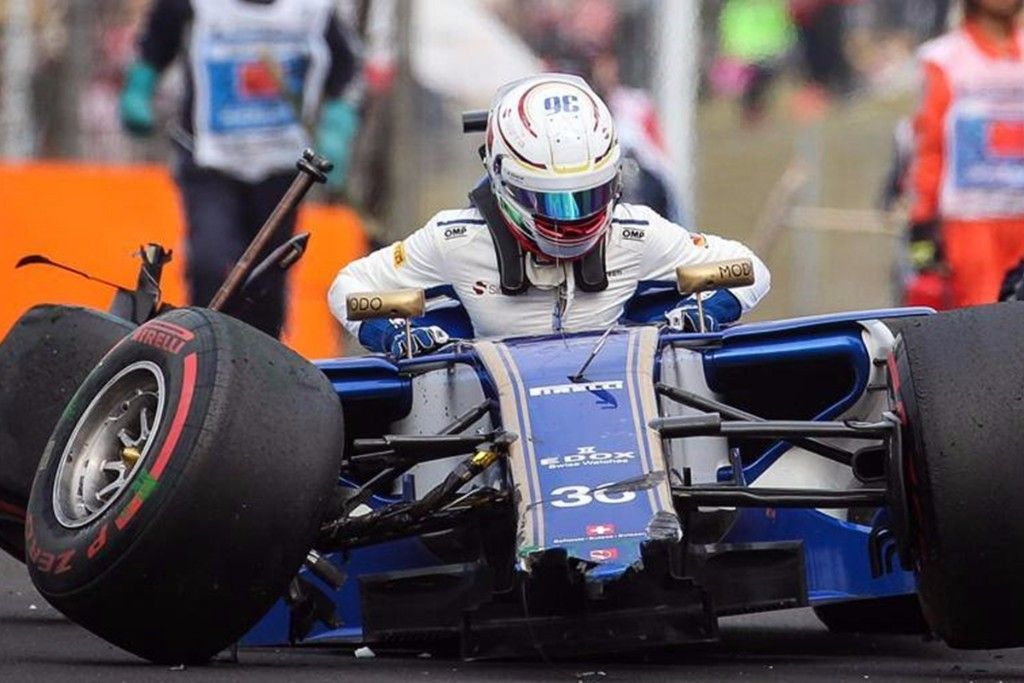 Giovinazzi experimenta la dureza de la F1 a golpes