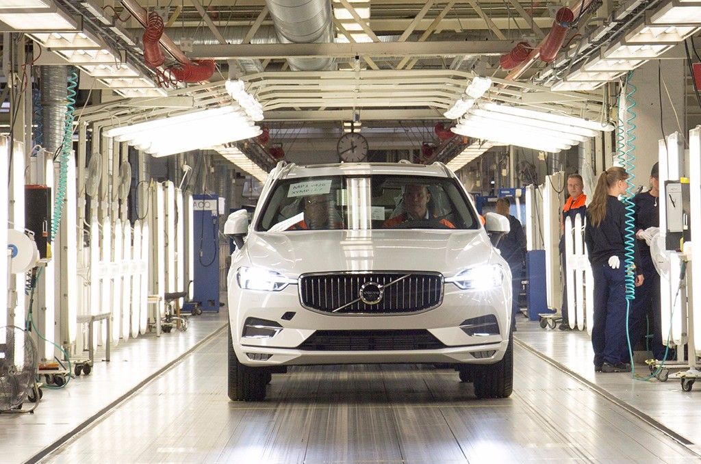 La producción del Volvo XC60 2017 ya se ha iniciado en Suecia