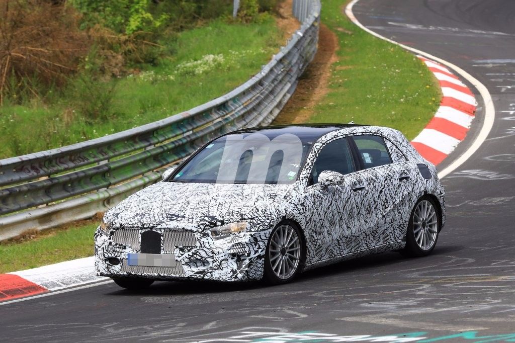 Mercedes Clase A 2018: la nueva generación se enfrenta a Nürburgring