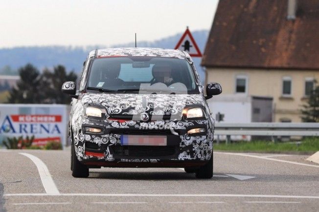 Fiat Panda 2018 - foto espía frontal