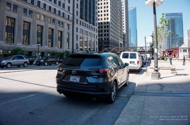 Mazda CX-8 2018 - foto espía posterior