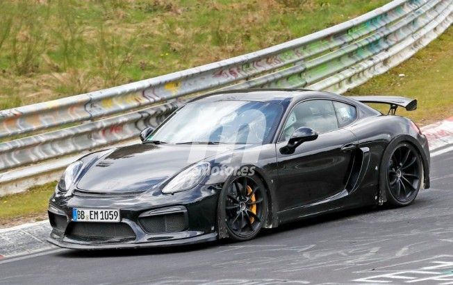 Porsche Cayman GT4 2018 - foto espía