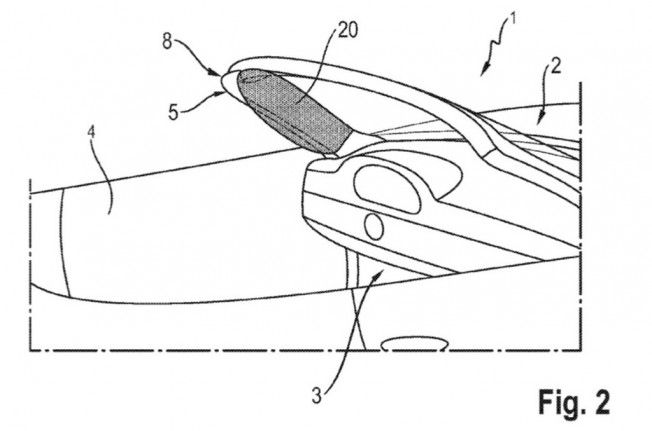 Porsche patenta un airbag en el pilar A para descapotables