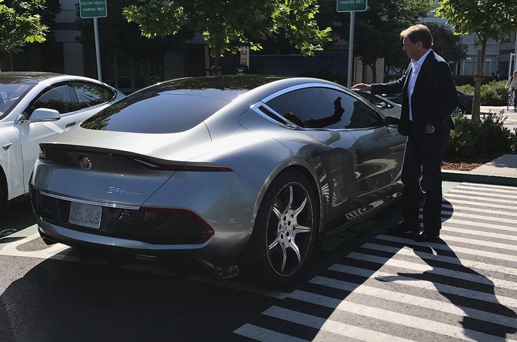 El Fisker EMotion de producción ya se deja ver a plena luz del día