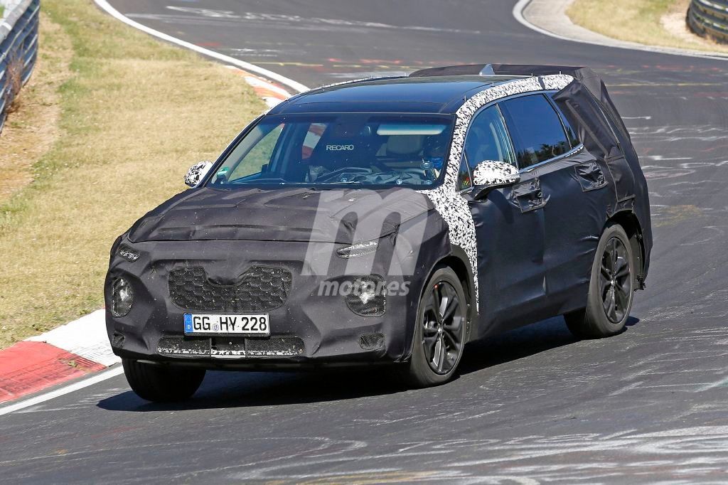 Hyundai Santa Fe 2018: la nueva generación se deja ver en Nürburgring