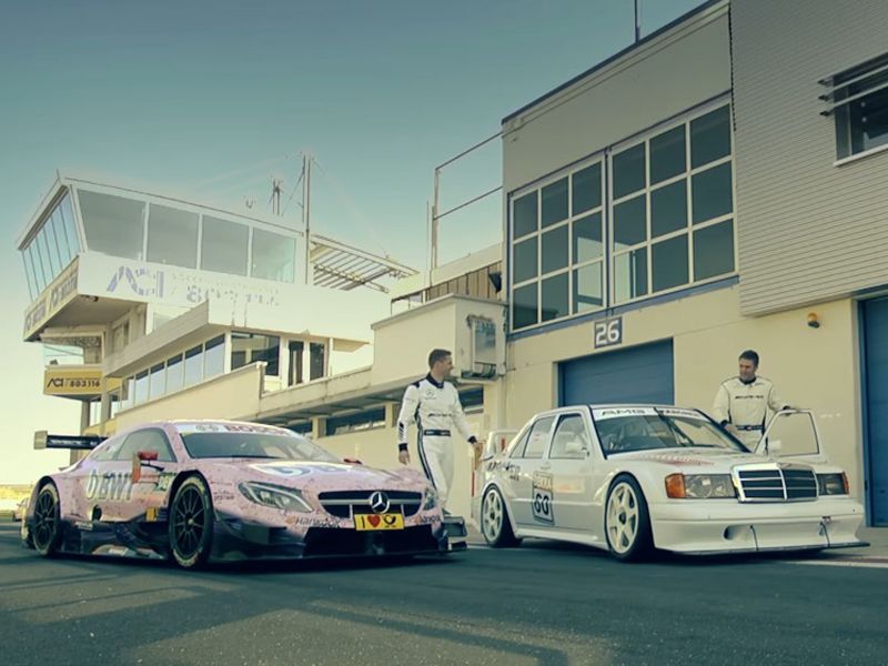 Historia de Mercedes DTM: Maro Engel y Karl Wendlinger