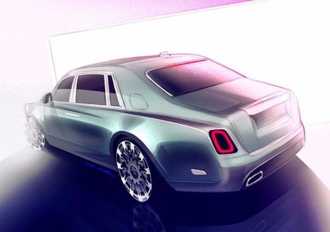 Rolls-Royce Phantom 2018 - boceto