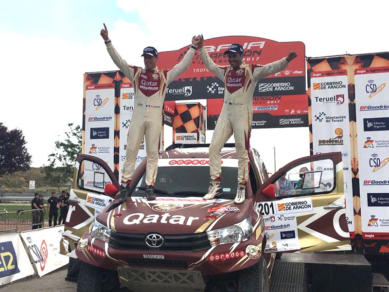 Al-Attiyah y Barreda repiten triunfo en la Baja Aragón