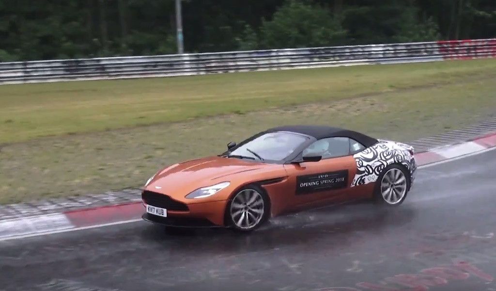 Aston Martin DB11 Volante 2018: en video desde Nürburgring