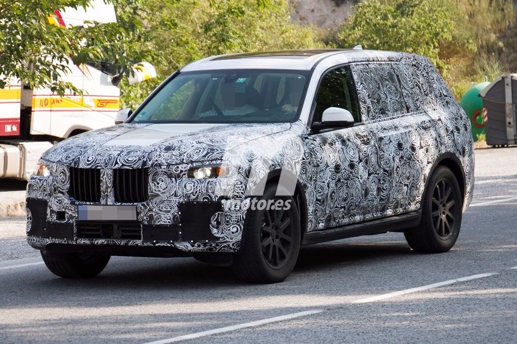 Un nuevo vistazo al BMW X7 2018 durante una sesión de pruebas