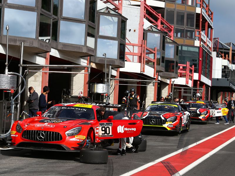 66 coches GT3 en la parrilla de las 24 Horas de Spa