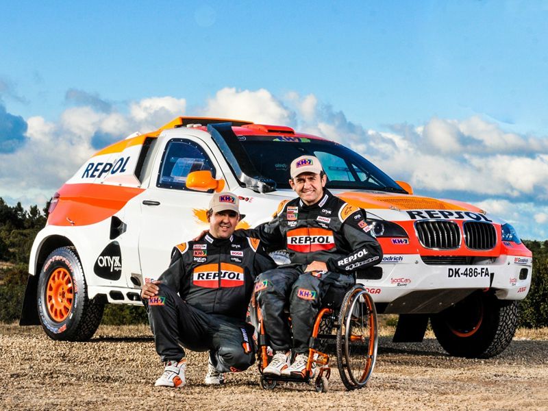 Isidre Esteve estrena su BMW X6 en la Baja Aragón 2017