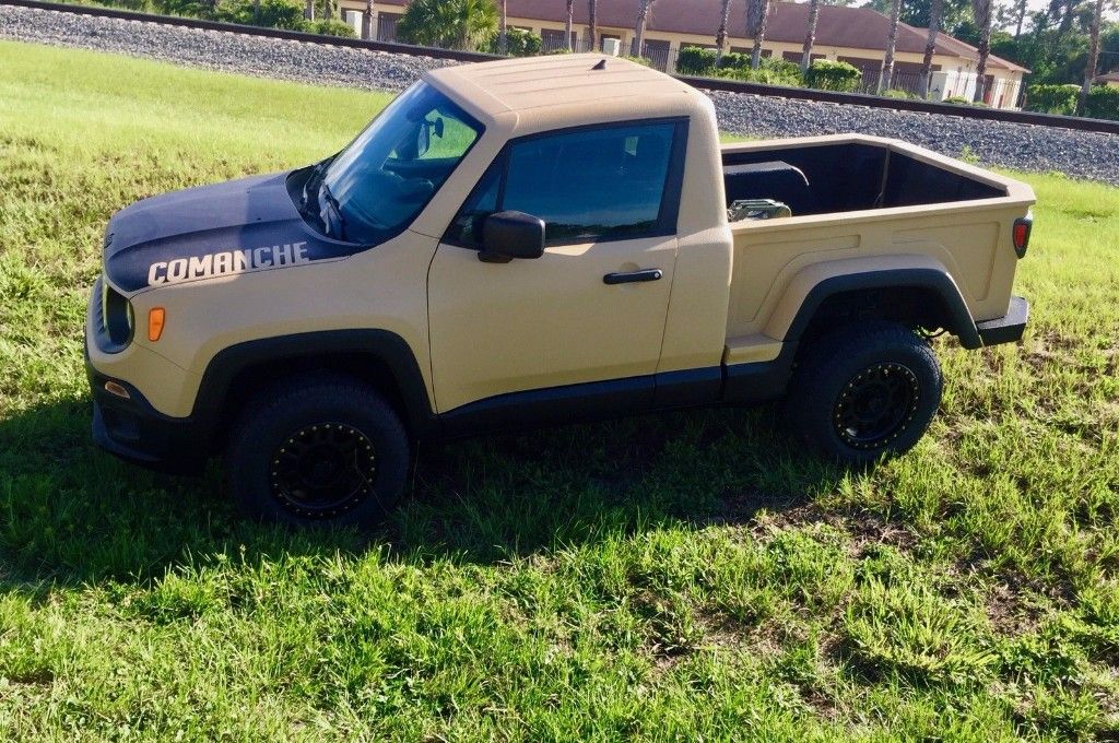 ¿Quieres un coche exclusivo? Échale un ojo a este Jeep Renegade pick-up