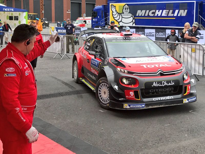 Meeke lidera el shakedown 'de las chicanes' en Finlandia