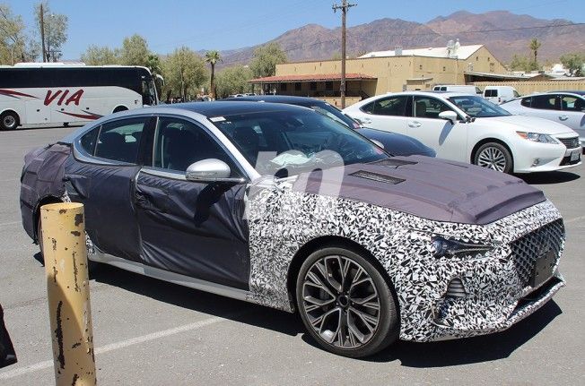 Genesis G70 2018 - foto espía