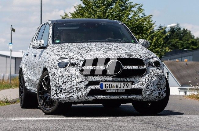 Mercedes GLE 55 AMG 4MATIC 2019 - foto espía frontal