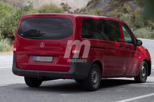 Mercedes Vito 2018 - foto espía posterior