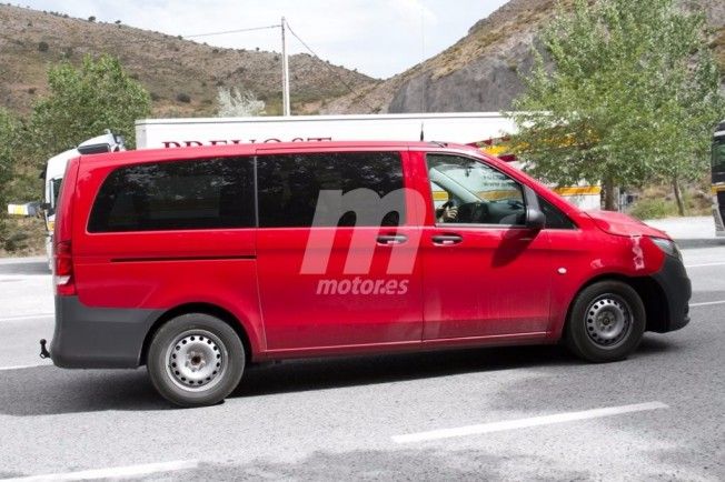 Mercedes Vito 2018 - foto espía lateral