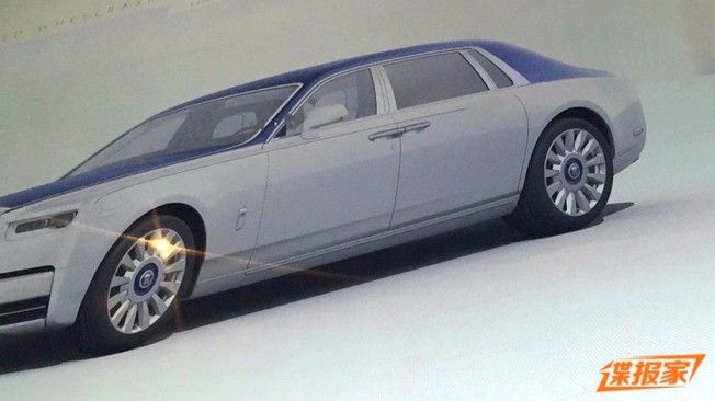 Rolls-Royce Phantom 2018 - filtrado el diseño exterior