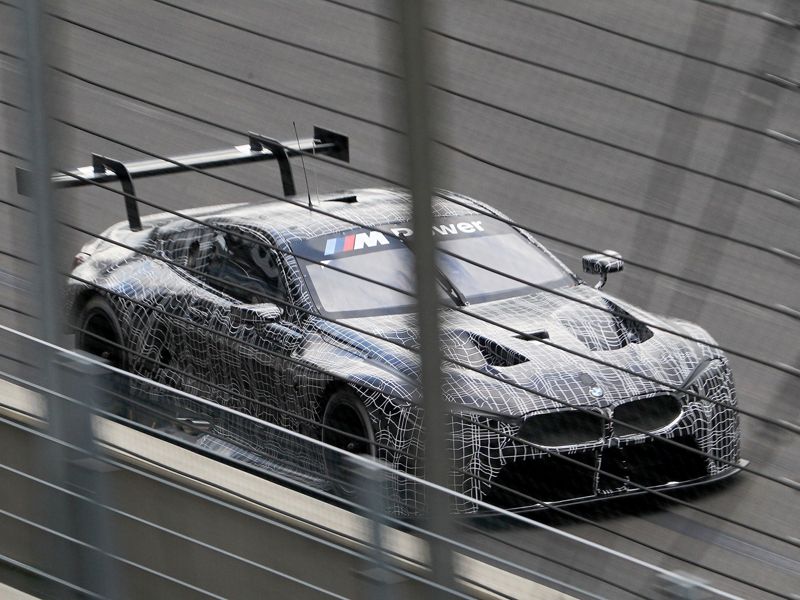 Primeras imágenes del BMW M8 GTE en acción